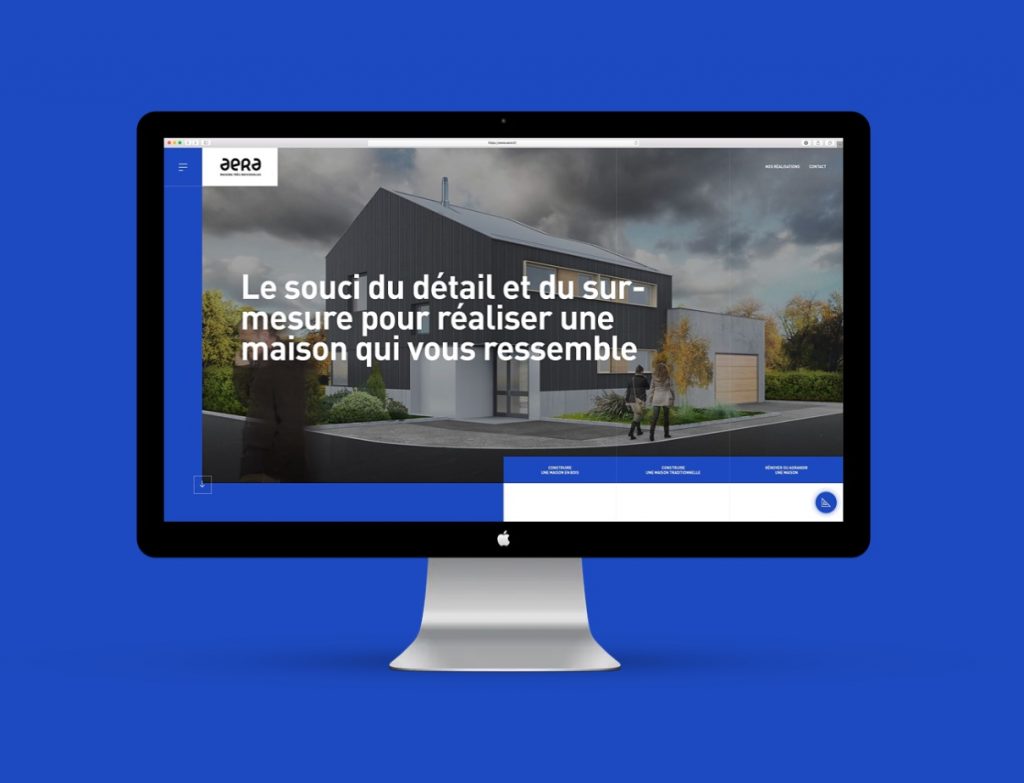 Aera : Un site web créé par l'agence mulhousienne Mars Rouge